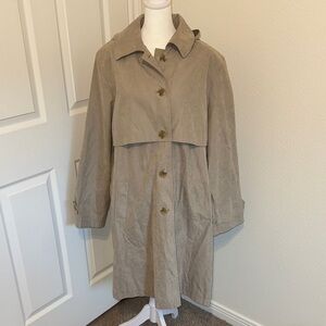 Women's Vintage Tan Trench Coat